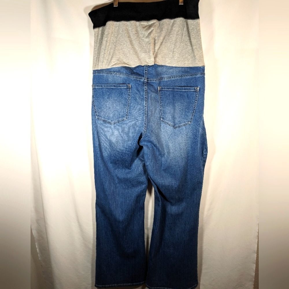 SLEEP by Cacique/Lane Bryant Over the Belly Jeans Wide Leg Size 22/24 - Picture 4 of 8